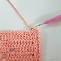 Contorno do canto com relevo