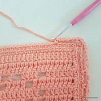 Ajuste das alças na largura da peça