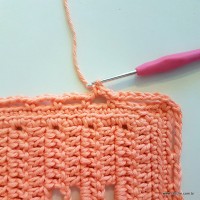 Centralizando o fio na alça