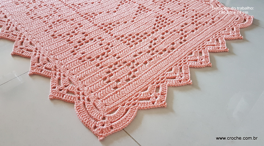 Detalhe do bico do tapete