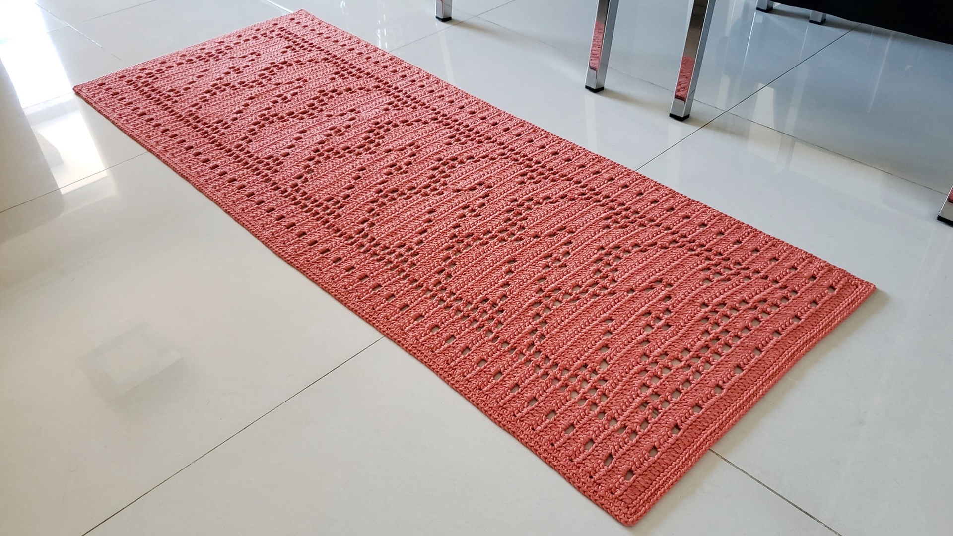 Passadeira coração com laço (7)