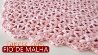 Tapete com fio de malha - Passo a passo