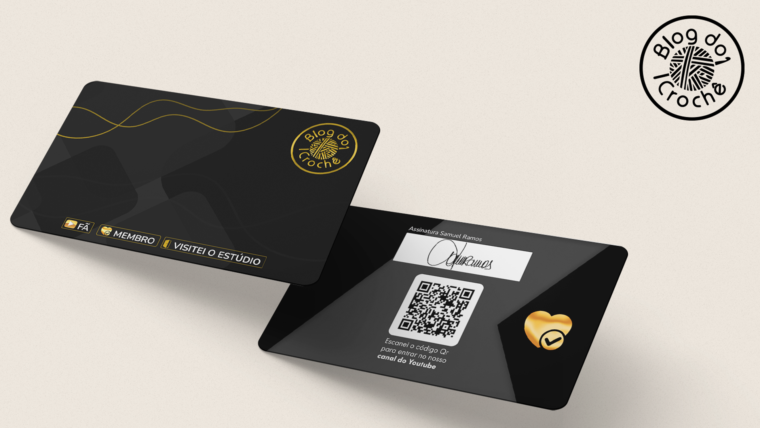 carteirinha de fã blog do crochê